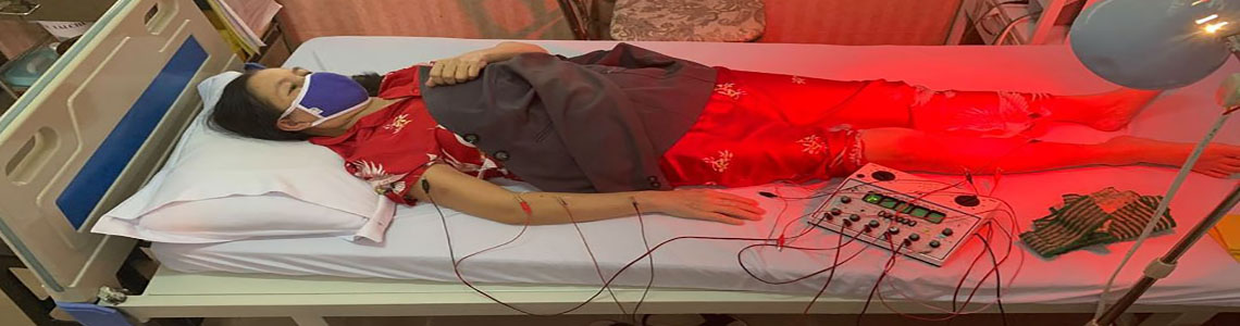 Bệnh nhân đang điều trị tại Bệnh Viện PHCN Lâm Đồng