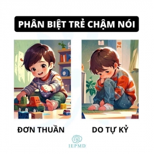 PH&Acirc;N BIỆT GIỮA TRẺ CHẬM N&Oacute;I ĐƠN THUẦN V&Agrave; TRẺ TỰ KỶ CHẬM N&Oacute;I